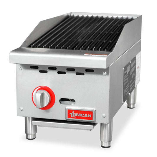 Omcan 47376 12" One Burner Radiant Gas Charbroiler