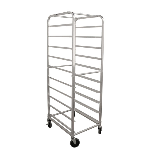 Omcan 13500 10 Slides Aluminum Bun Pan Rack with 6" spacing