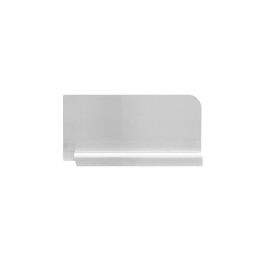 Omcan 47733 Stainless Steel Splash Guard for 24" x 24" Pot Sinks - Left