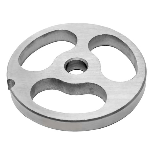 Omcan 47759 #32 Kidney Plate 3 Holes, One Notch, Without Hub for Meat Grinder