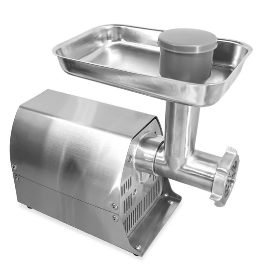 Omcan 47777 Stainless Steel #8 Economic Light-Duty Meat Grinder