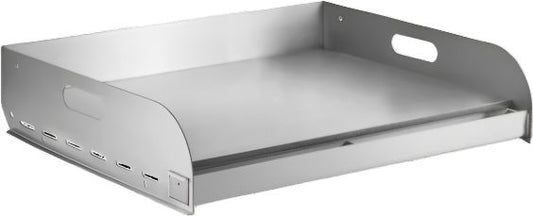 Omcan 47844 36" Stainless Steel Griddle Plate Top for Outdoor BBQ Grill #47840
