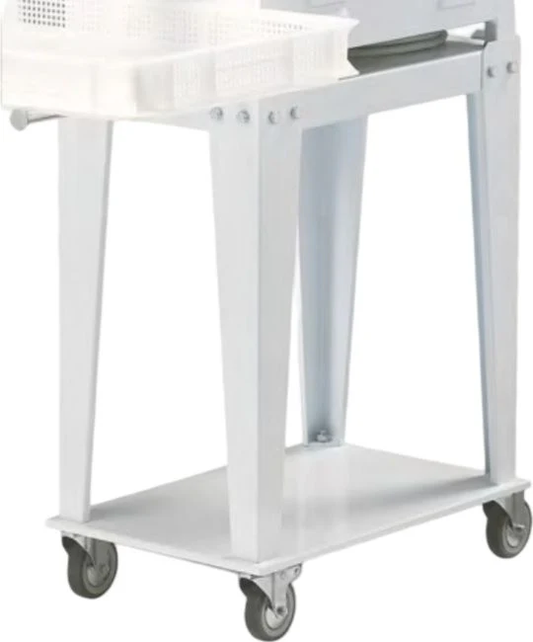 Omcan 49119 8.8 lb (4kg) Countertop Trolley For Pasta Machine 49117 with 4 Caster