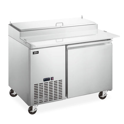 Omcan 50042 14 cu.ft 50" Single Door Refrigerated Pizza Prep Table