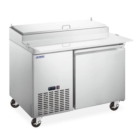 Omcan 59042 7.8 cu.ft 45" Single Door Aurora Refrigerated Pizza Prep Table