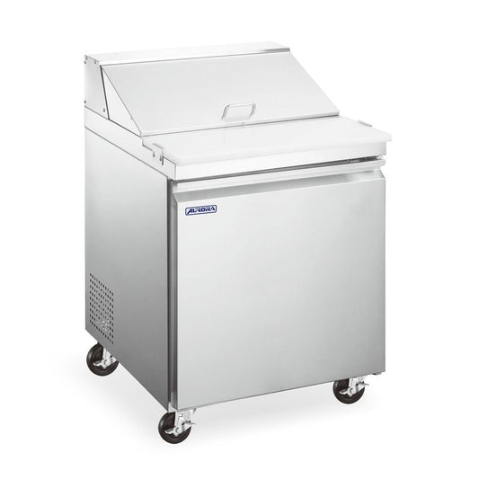 Omcan 59049 7 cu.ft 28" Single Door Aurora Mega Refrigerated Prep Table