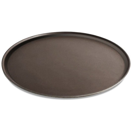 Omcan 80108 26" Brown Oval Non-slip Service Tray
