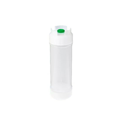 San Jamar 857312S 12 oz Sauce Bottle - Small Valve / 12 Pack
