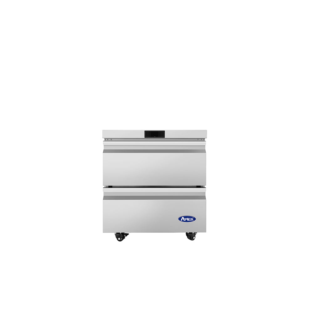 Atosa AUR27D2 6.5 cu. ft. 2-Drawer Undercounter Refrigerator