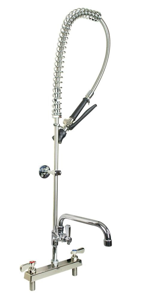 BK Resources EVO-8DMPR-AF12 Evolution 8" Deck Mount Pre Rinse w/ Add A Faucet
