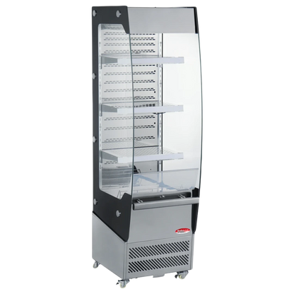BakeMax BMGG019 19" Floor Model Grab and Go Refrigerated Display Merchandiser