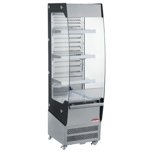 BakeMax BMGG019 19" Floor Model Grab and Go Refrigerated Display Merchandiser