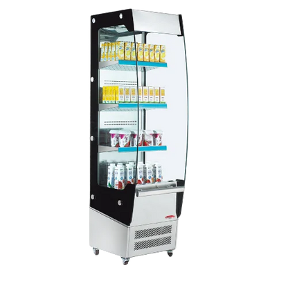 BakeMax BMGG019 19" Floor Model Grab and Go Refrigerated Display Merchandiser