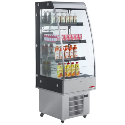 BakeMax BMGG024 24" Floor Model Grab and Go Refrigerated Display Merchandiser