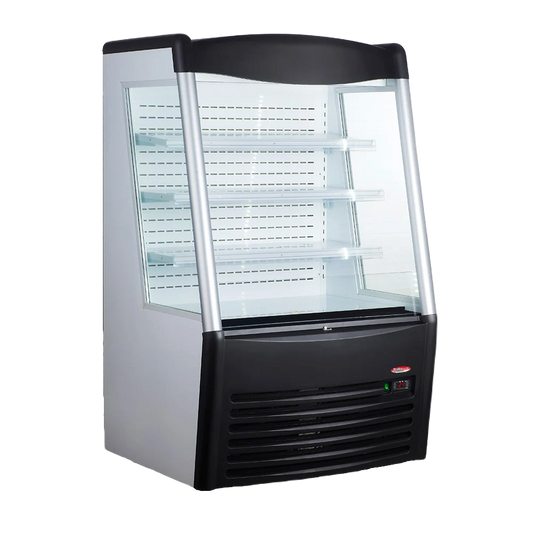 BakeMax BMGG036 36" Floor Model Grab and Go Refrigerated Display Merchandiser