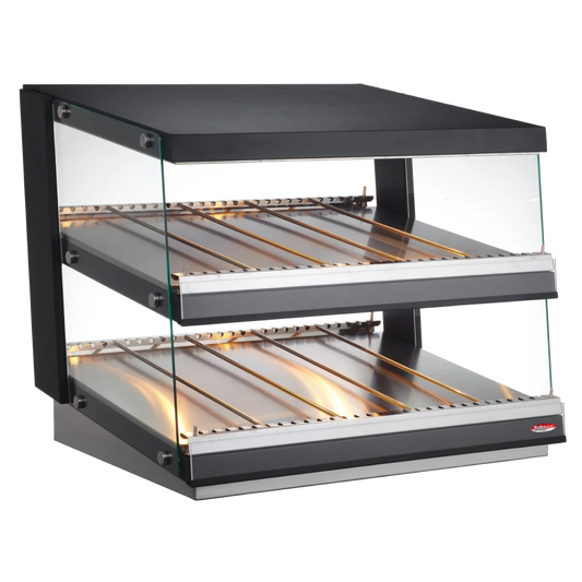 BakeMax BMHGG01 Countertop Titan Series Self-Serve Heated Display Case