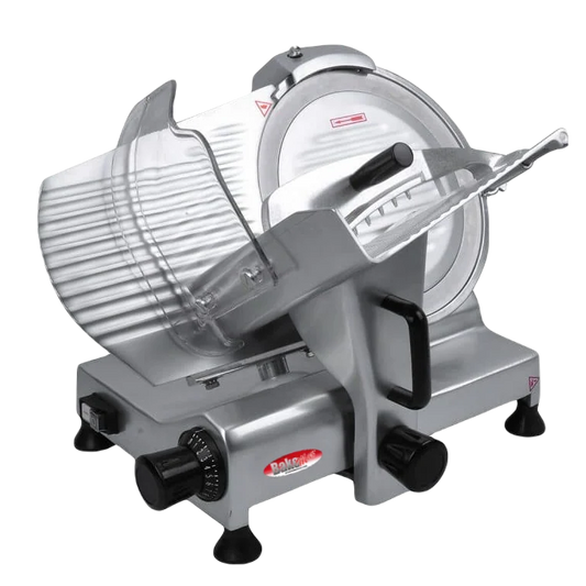 BakeMax BMMSM10 10" Countertop Gravity Feed Meat Slicer