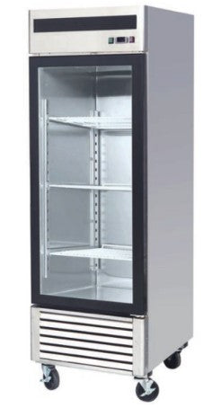 Cardinal CSSR1G Single Glass Door Bottom Mount Refrigerator (S/S)