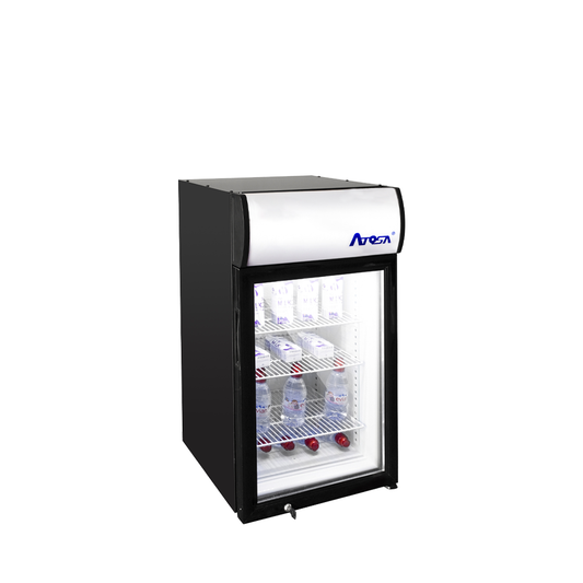 Atosa CTD-3S 2.4 cu ft Glass Door Countertop Merchandiser Coolers