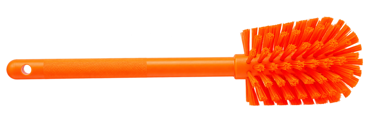 Carlisle 40000EC24 12" Orange Sparta Color Coded Bottle Brush