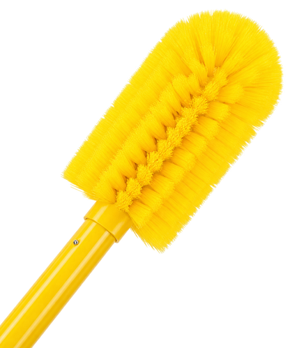Carlisle 40006C04 30" Yellow Sparta Multi-Purpose Valve & Fitting Brush