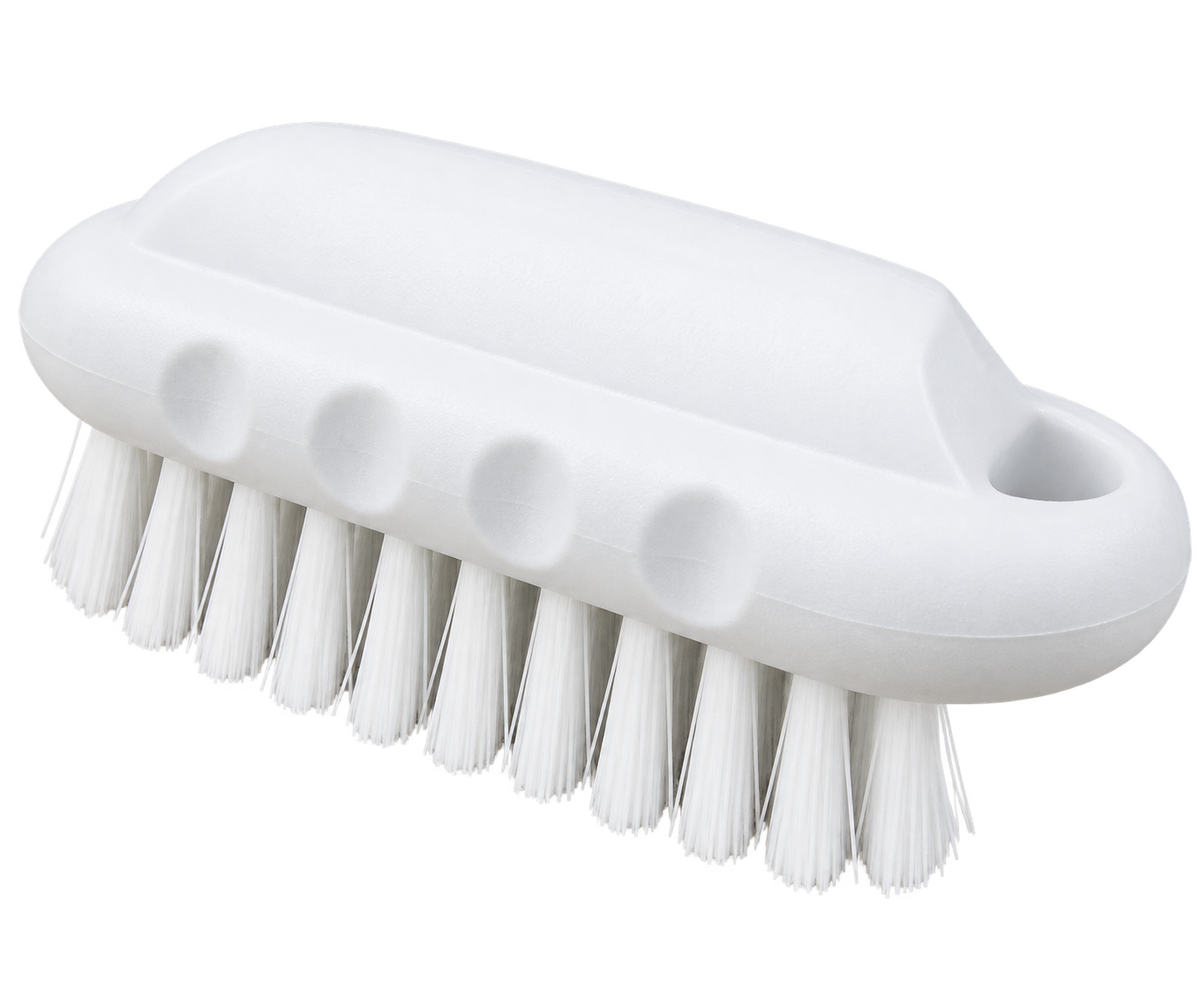 Carlisle 40020EC02 5" White Hand and Nail Brush
