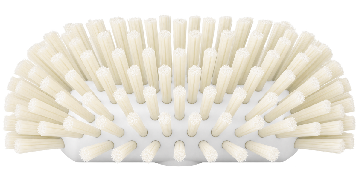 Carlisle 40043EC02 5 1/2" x 9 1/2" White Sparta Tank & Kettle Brush