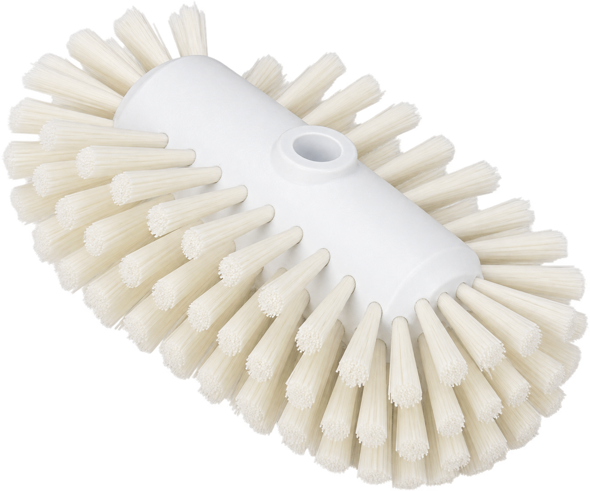 Carlisle 40043EC02 5 1/2" x 9 1/2" White Sparta Tank & Kettle Brush