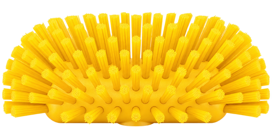 Carlisle 40043EC04 5 1/2" x 9 1/2" Yellow Sparta Tank & Kettle Brush