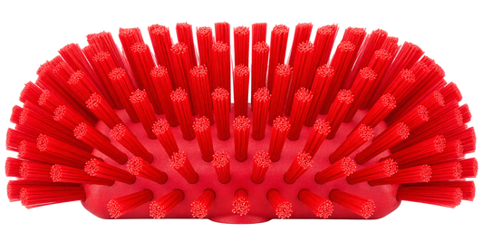 Carlisle 40043EC05 5 1/2" x 9 1/2" Red Sparta Tank & Kettle Brush