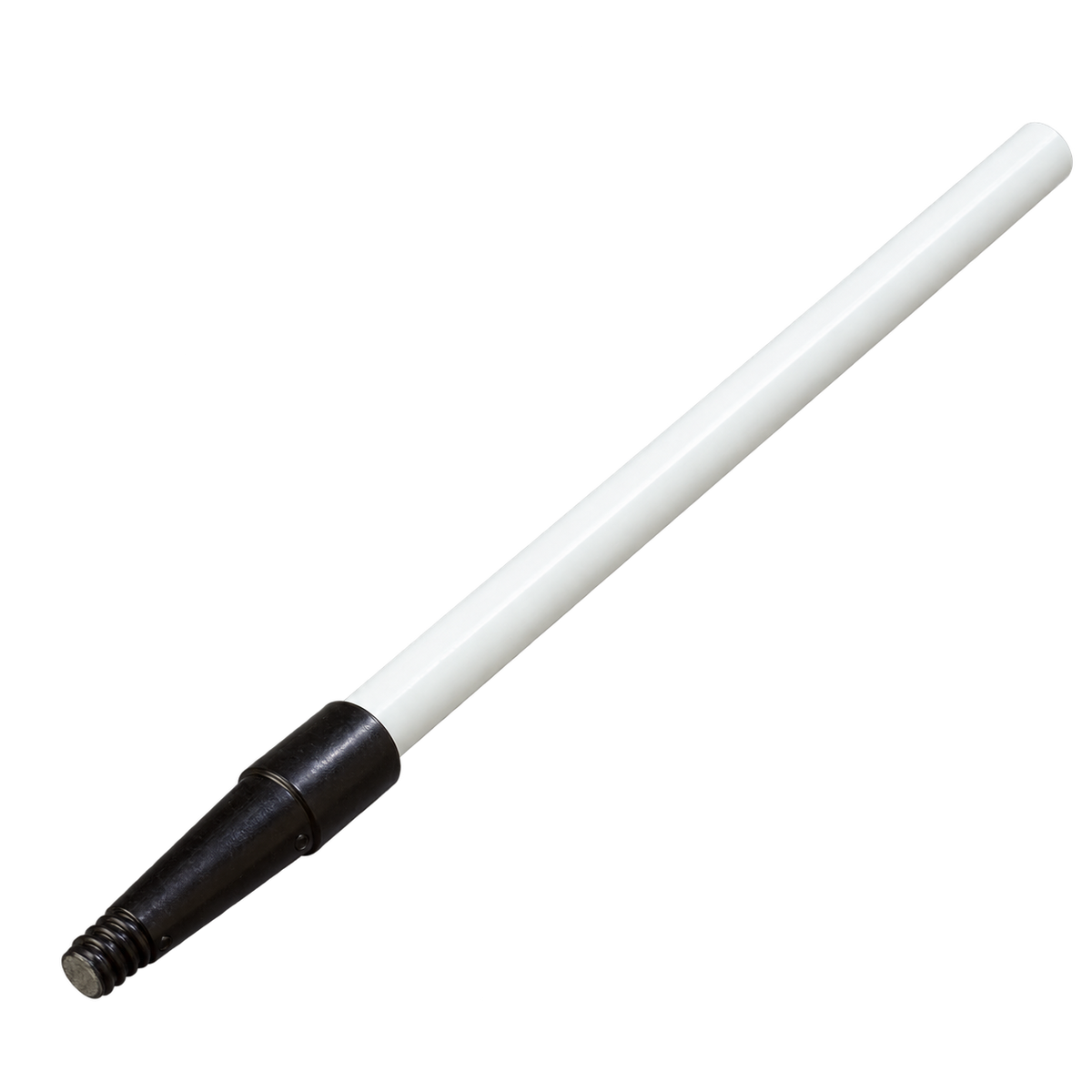 Carlisle 4022002 60" White Fiberglass Sparta Spectrum Tapered/Threaded Handle