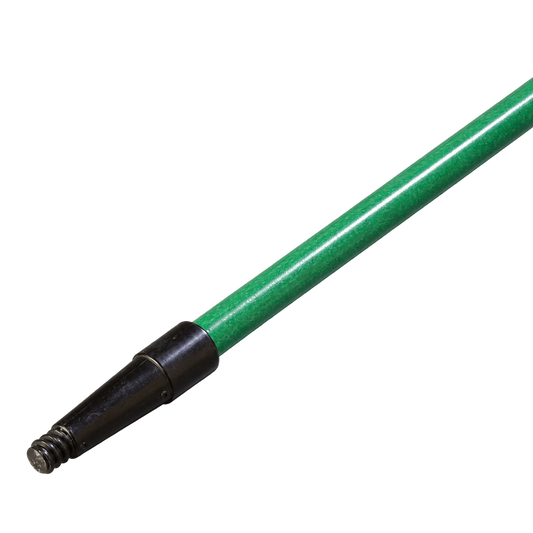 Carlisle 4022009 60" Green Fiberglass Sparta Spectrum Tapered/Threaded Handle