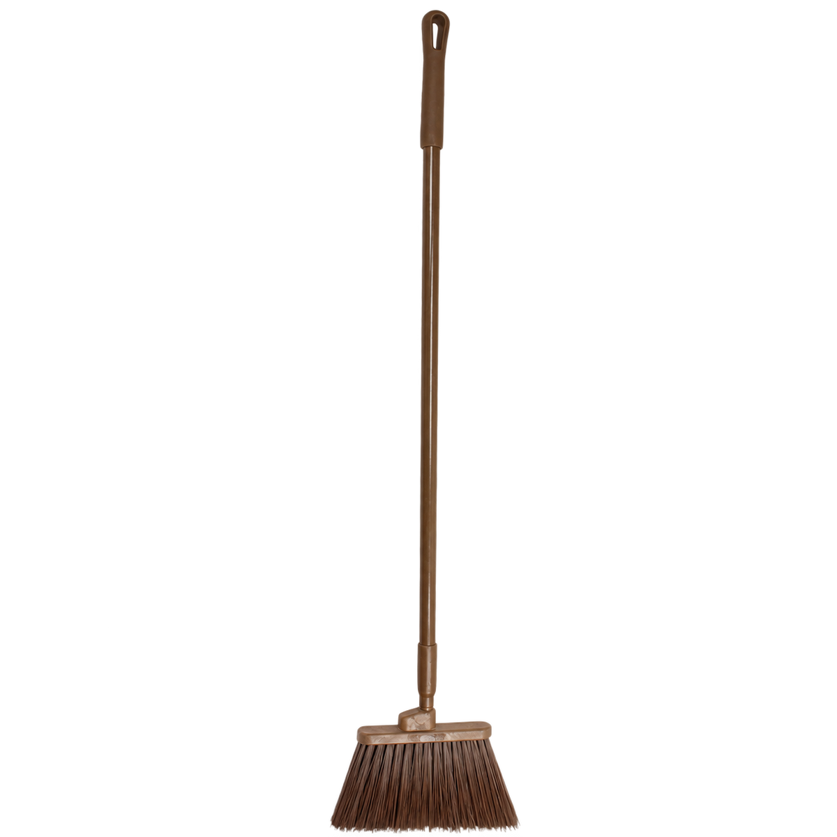 Carlisle 41083EC01 56" Brown Color Coded Duo-Sweep Unflagged Angle Broom