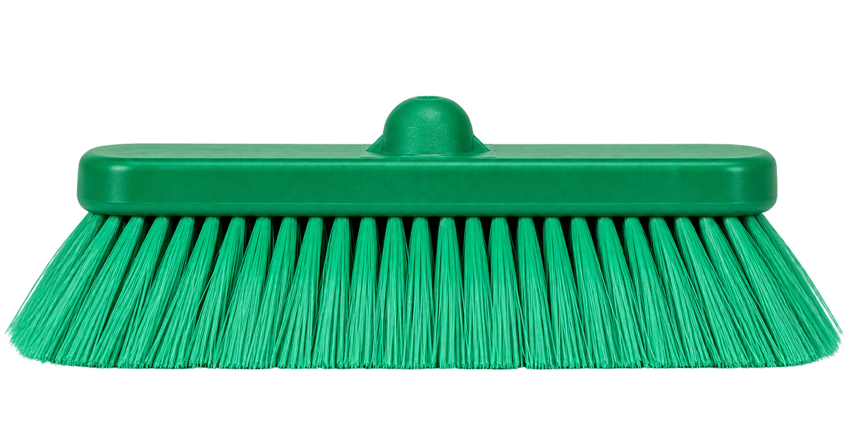 Carlisle 41278EC09 10" Green Color Coded Flo-Thru Wall & Equipment Brush