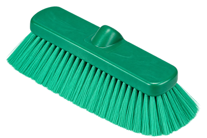 Carlisle 41278EC09 10" Green Color Coded Flo-Thru Wall & Equipment Brush