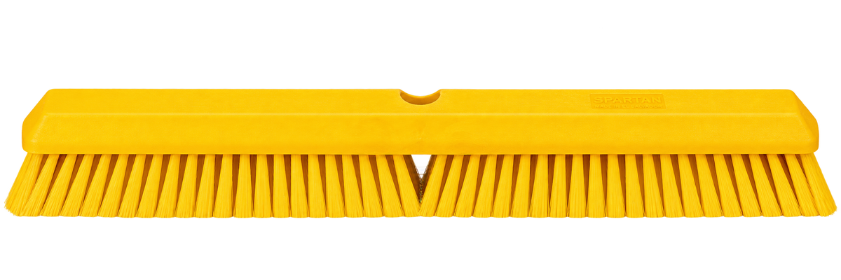 Carlisle 41890EC04 18" Yellow Color Coded Omni Sweep Push Broom Head
