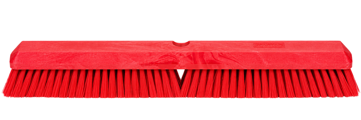Carlisle 41890EC05 18" Red Color Coded Omni Sweep Push Broom Head