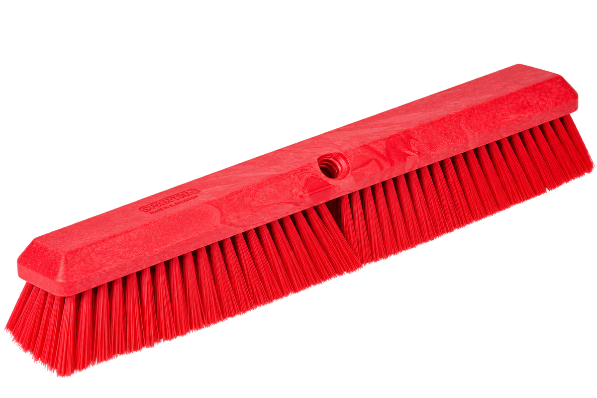 Carlisle 41890EC05 18" Red Color Coded Omni Sweep Push Broom Head