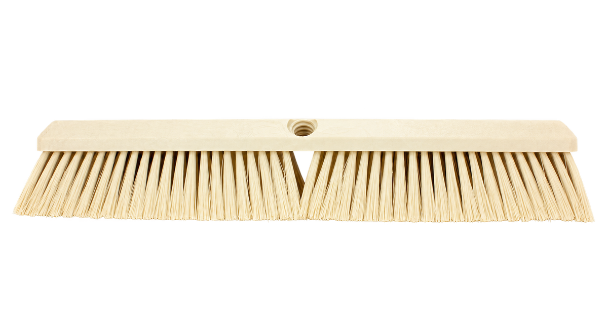 Carlisle 41890EC25 18" Tan Color Coded Omni Sweep Push Broom Head