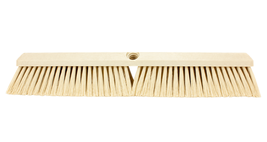 Carlisle 41890EC25 18" Tan Color Coded Omni Sweep Push Broom Head