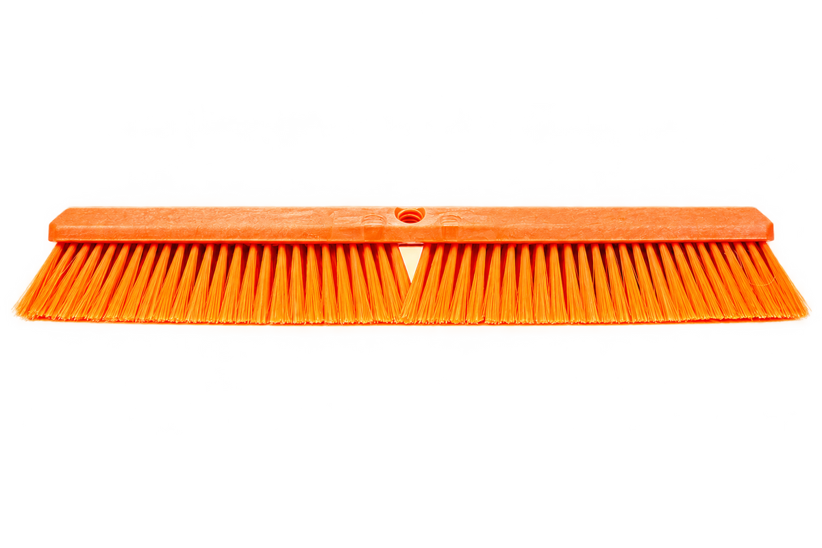 Carlisle 41891EC24 24" Orange Color Coded Omni Sweep Push Broom Head
