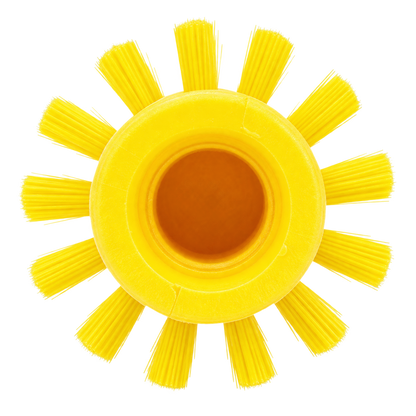 Carlisle 45002EC04 2" Yellow Pipe & Valve Brush