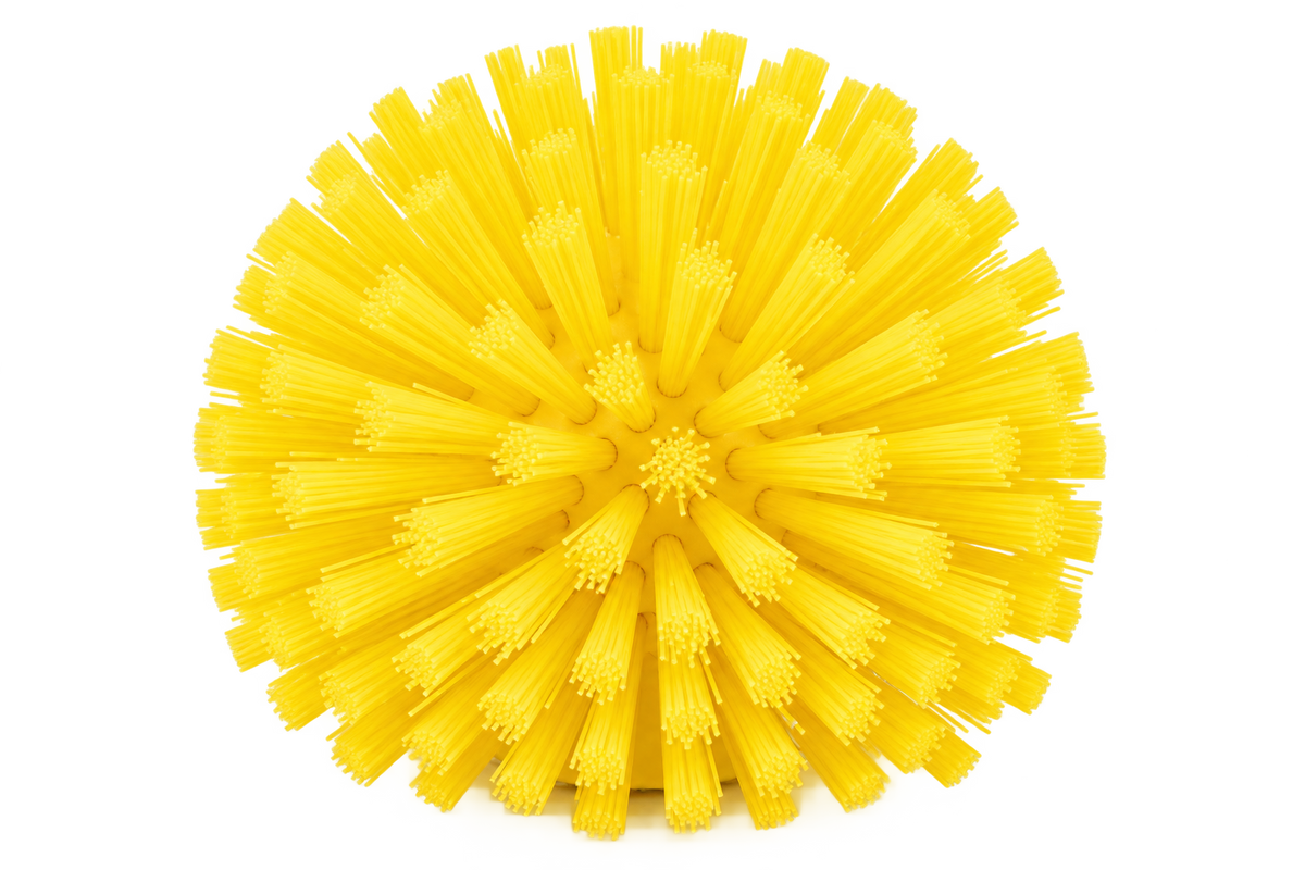Carlisle 45006EC04 6" Yellow Pipe & Valve Brush