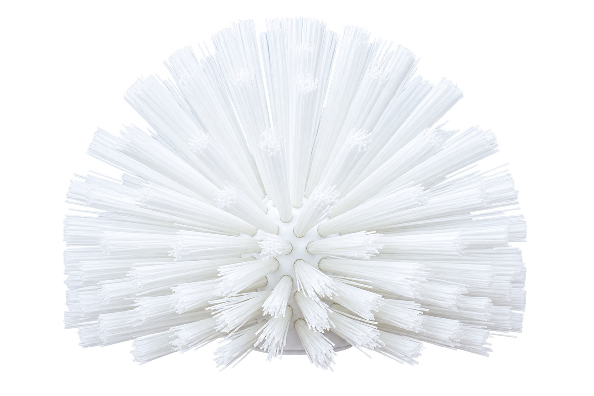 Carlisle 45008EC02 8" White Pipe & Valve Brush