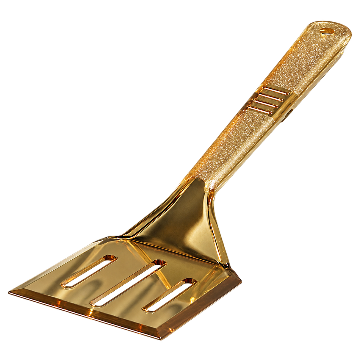 Carlisle 490013 13-1/2" Amber High Heat Plastic Slotted Turner