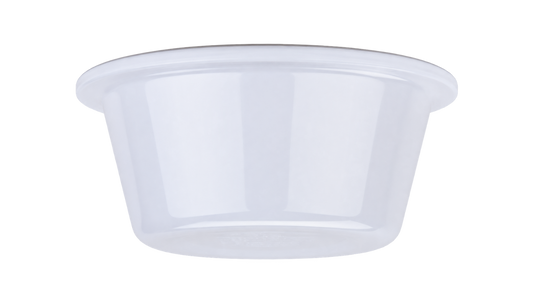 Carlisle S29002 6 oz White Melamine Smooth Bowl Ramekin