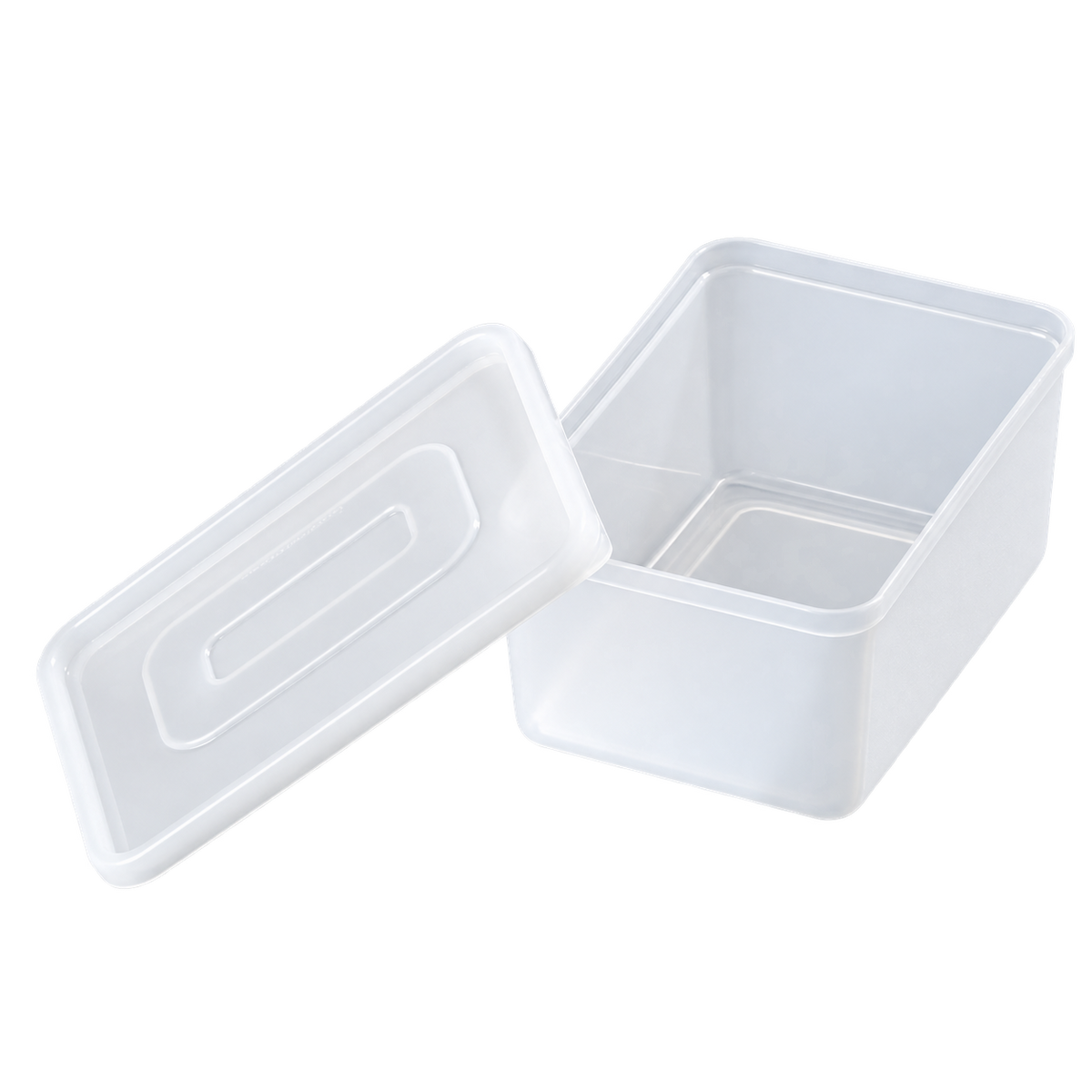 Carlisle SS10702 1.25 Pint White Condiment Dispenser Insert with Lid
