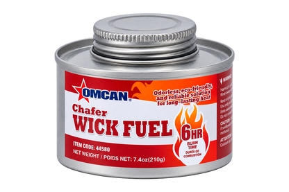 Omcan 44580 6 Hour Wick Chafing Dish Fuel with Safety Twist Cap