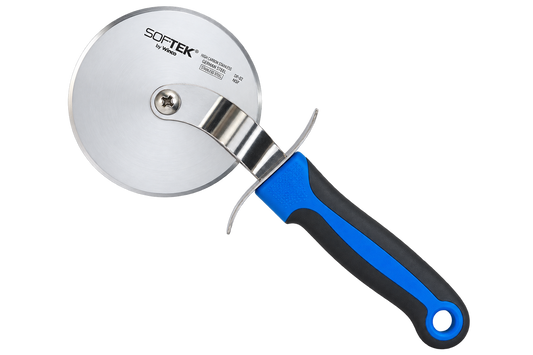 Winco KSTK-40 4" Large Pizza Cutter, Softek Handle