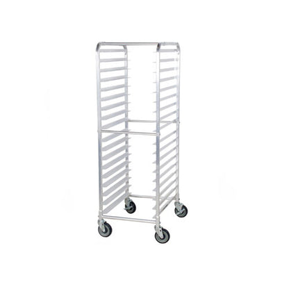 Thorinox DRACK-2018-ALUWBE 19 Pan 18" Wide Aluminum Rack with Middle Reinforcement Bars